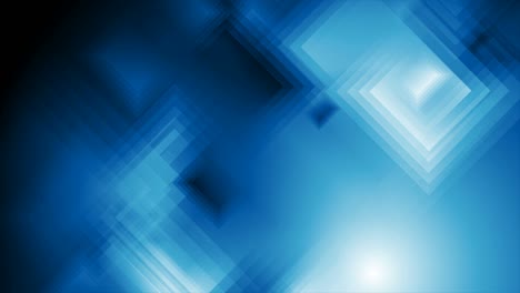 glossy blue squares abstract geometric motion background