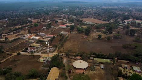 drone view of the rural kenya