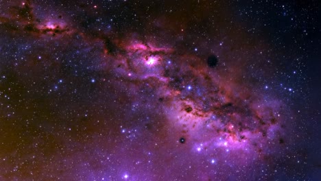 nebulosa de la galaxia de la vía láctea