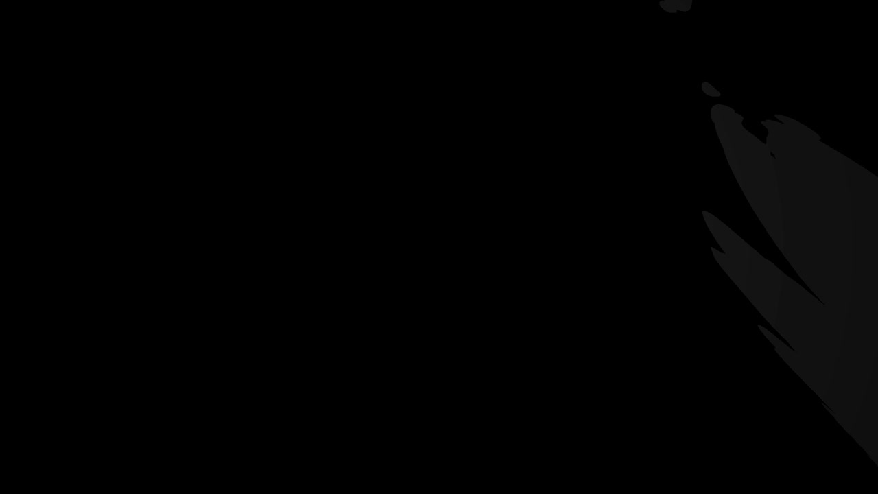 Animated Abstract Black and Gray Brushstrokes Transition