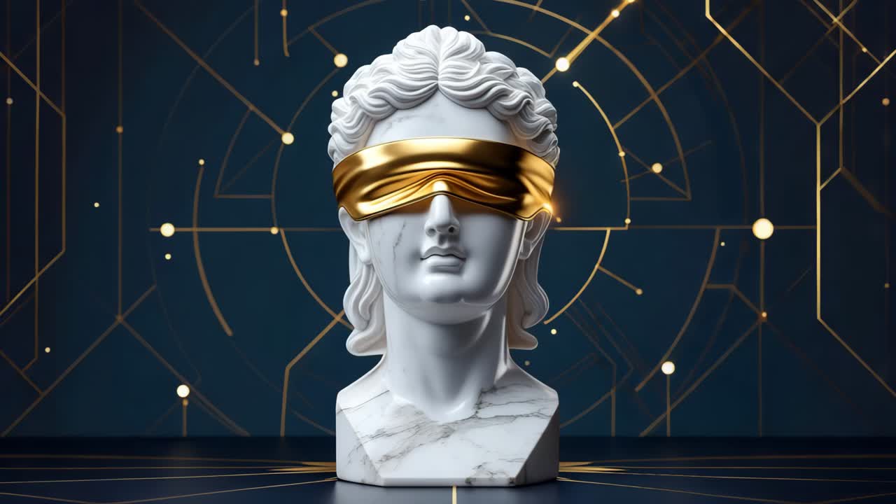 busto de la estatua de la justicia