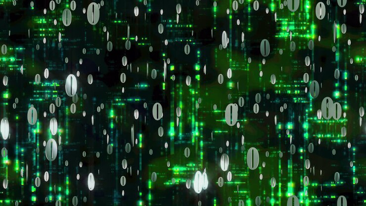 Number 0 Background Techno LOOP TILE