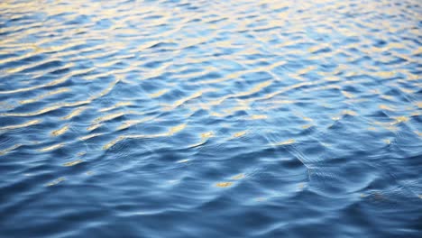 Ondas-En-El-Mar-En-La-Hora-Dorada.