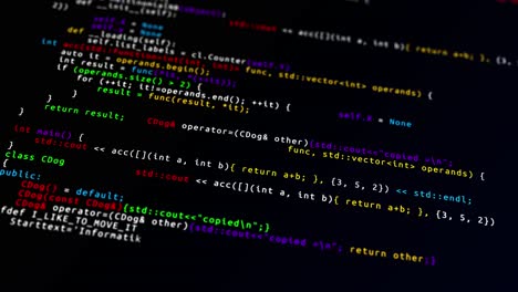 Computer screen with hacking warning message cybercrime concept system under attack software