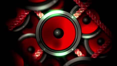 altavoces y cadena [bucle]
