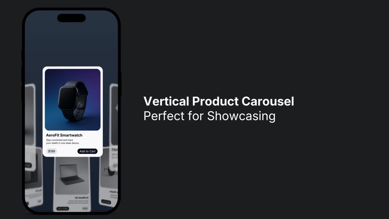 Vertical Product Carousel