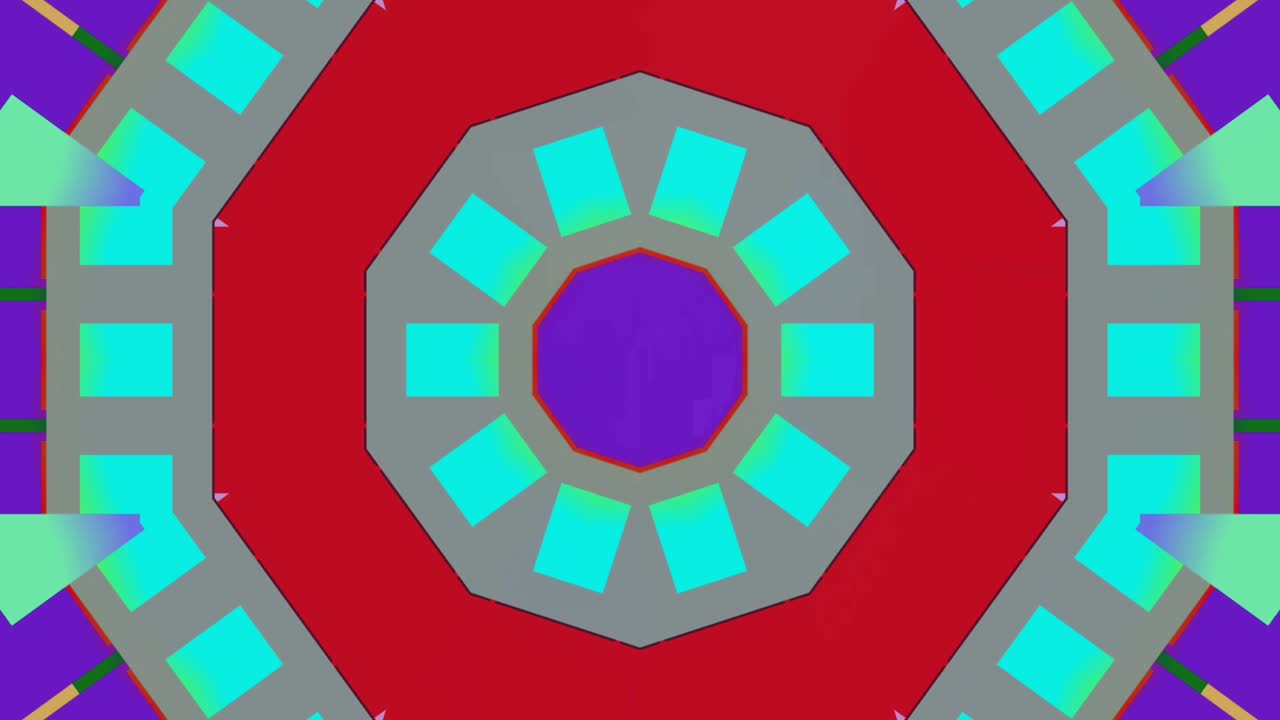 patrones de secuencia de caleidoscopio abstractos.