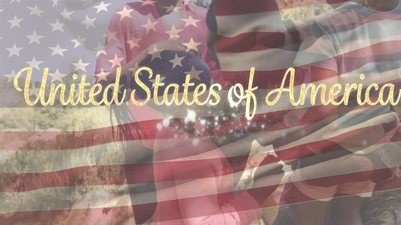 우리와 함께 발을 흔들고 있는 아프리카계 미국인 가족