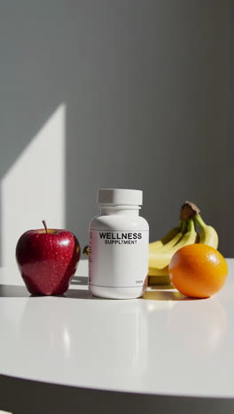 wellness supplement with fruits