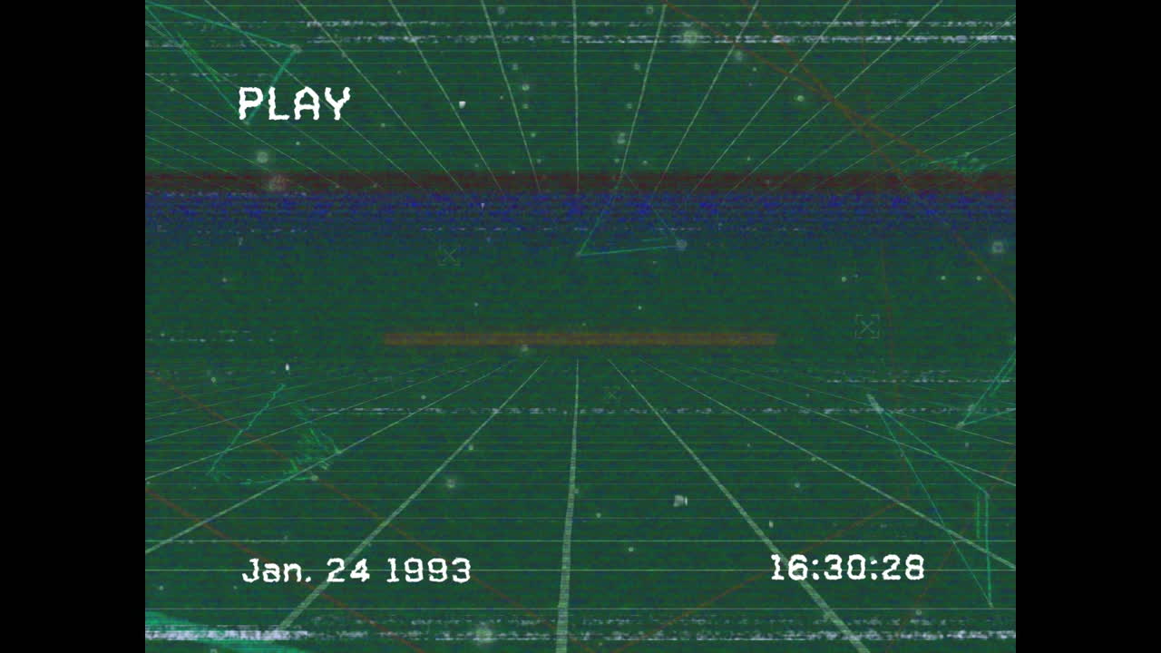 검은색 배경의 모양에 대한 간섭의 애니메이션.