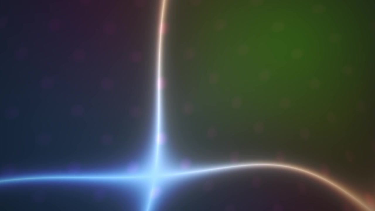Sfondo astratto dinamico con linee al neon luminose