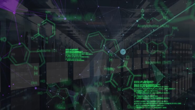 Animation of scientific data processing over servers