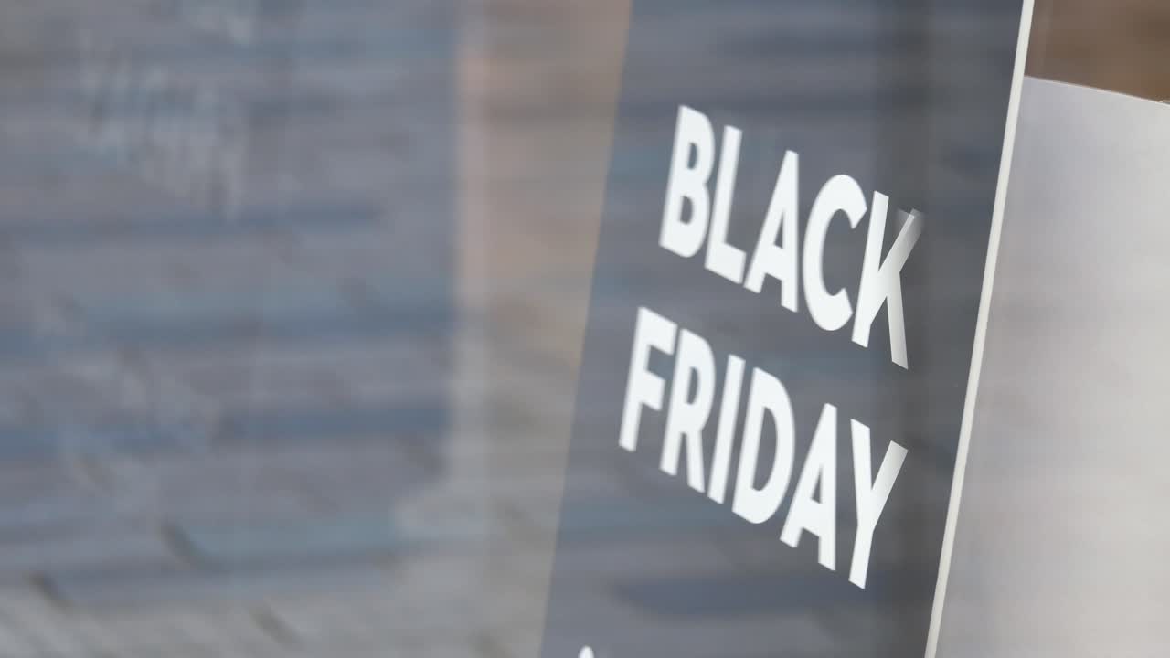 Black Friday Advertisement Sign