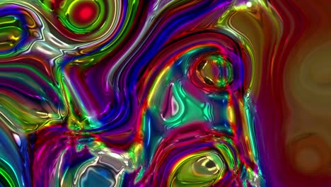 animación abstractamente colorida.multicolor fondo líquido.hermosa textura de gradiente