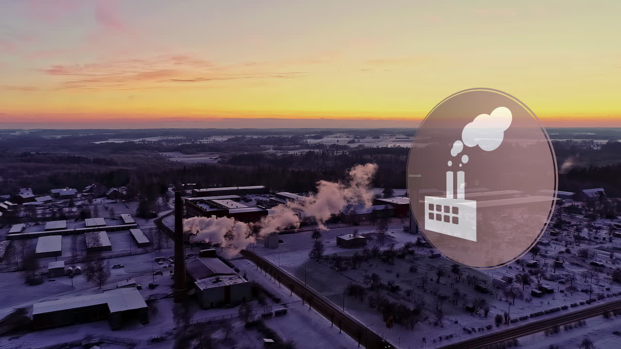 공장 아이콘 그래픽