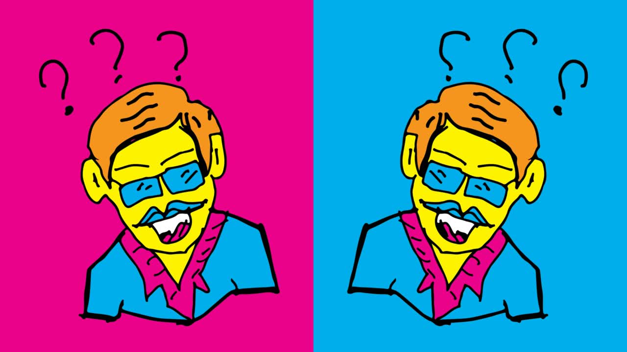 kids drawing pop art seamless background with theme of senile people