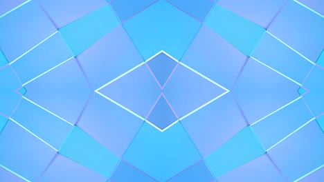 fondo 3d abstracto simple en color gradiente púrpura azul, estilo poli bajo como fondo geométrico moderno o entorno matemático con efecto caleidoscópico. 4k uhd o bucle sin costuras fullhd.2
