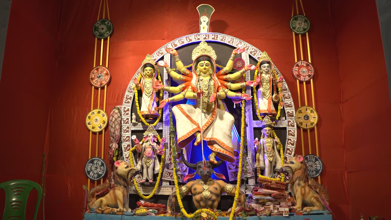 durga puja es el festival más grande de la india y bengala occidental