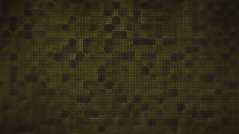animación de puntos amarillos de conexiones sobre fondo negro
