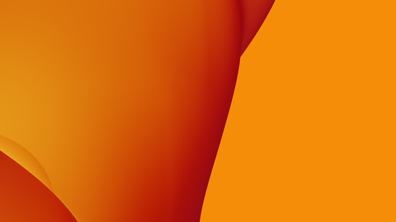 Gentle golden abstract shapes flow and shift in calm motion background