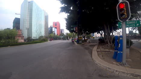 bike route in paseo de la reforma in mexico city