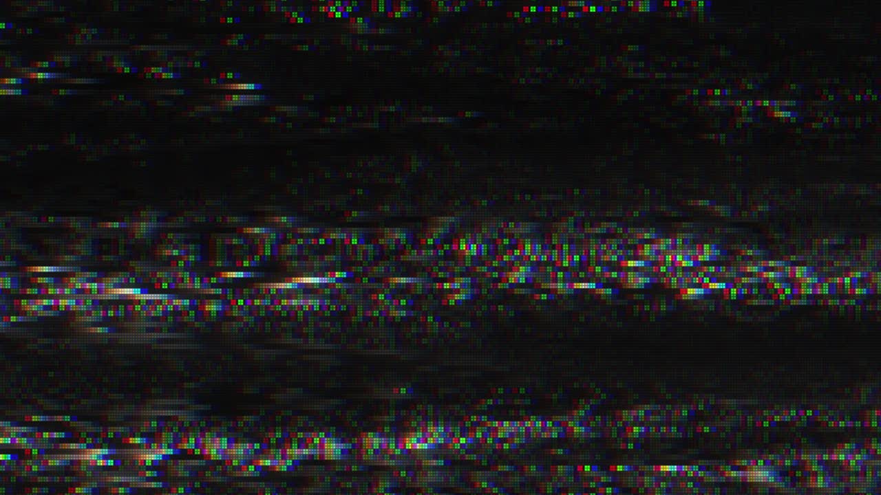 Unique Design Abstract Digital Animation Pixel Noise Glitch Error Video Damage