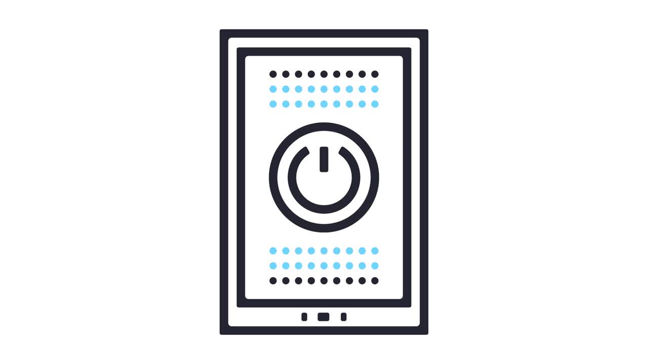 animación del icono de la línea de vida de la batería