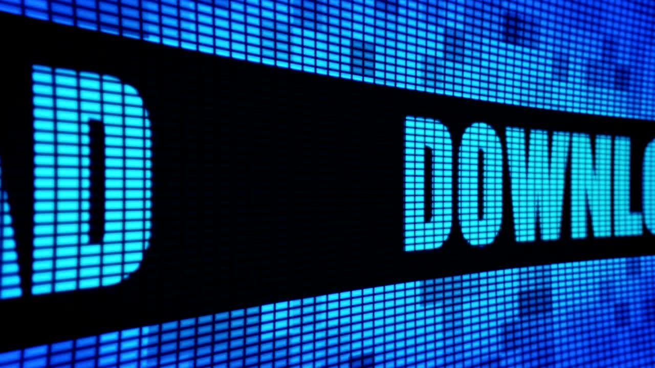 descarga de texto lateral desplazamiento led panel de pantalla de pared cartel