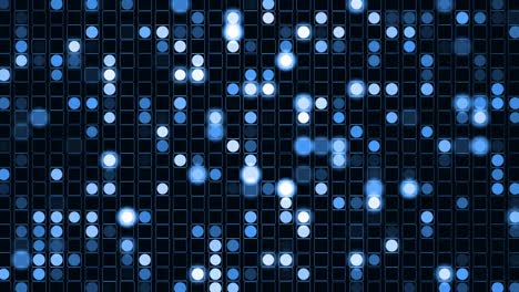 grid of moving cells blocks boxes