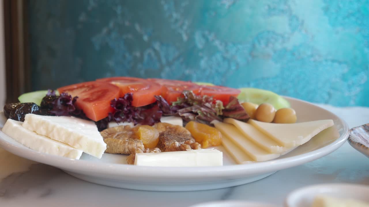 터키 아침 식사 접시