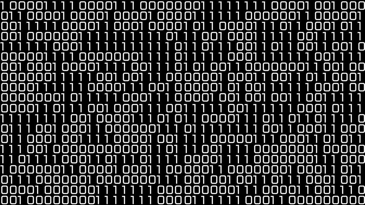 Binary numbers backdrop