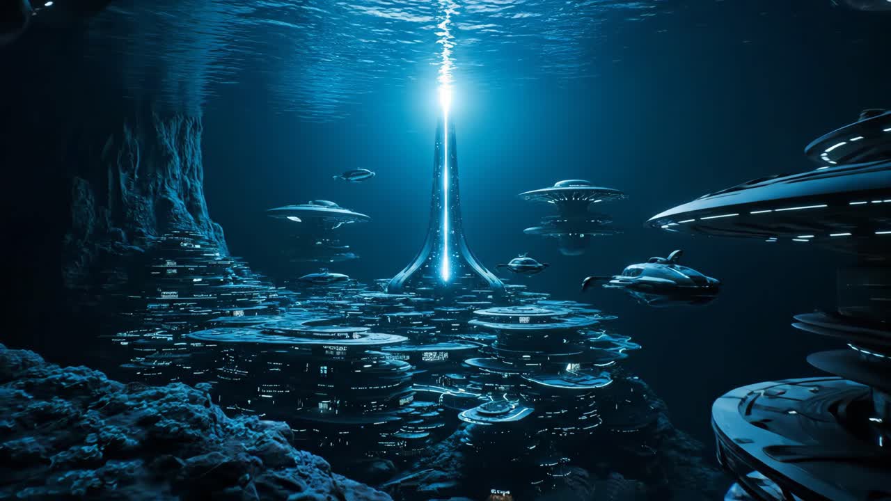 Futuristic Underwater City
