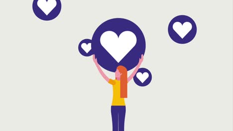 animación de personas y negocios