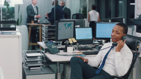 office phone call, corporate businessman