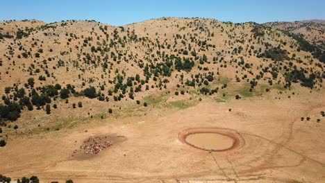 mount hermon birkat man aerial view