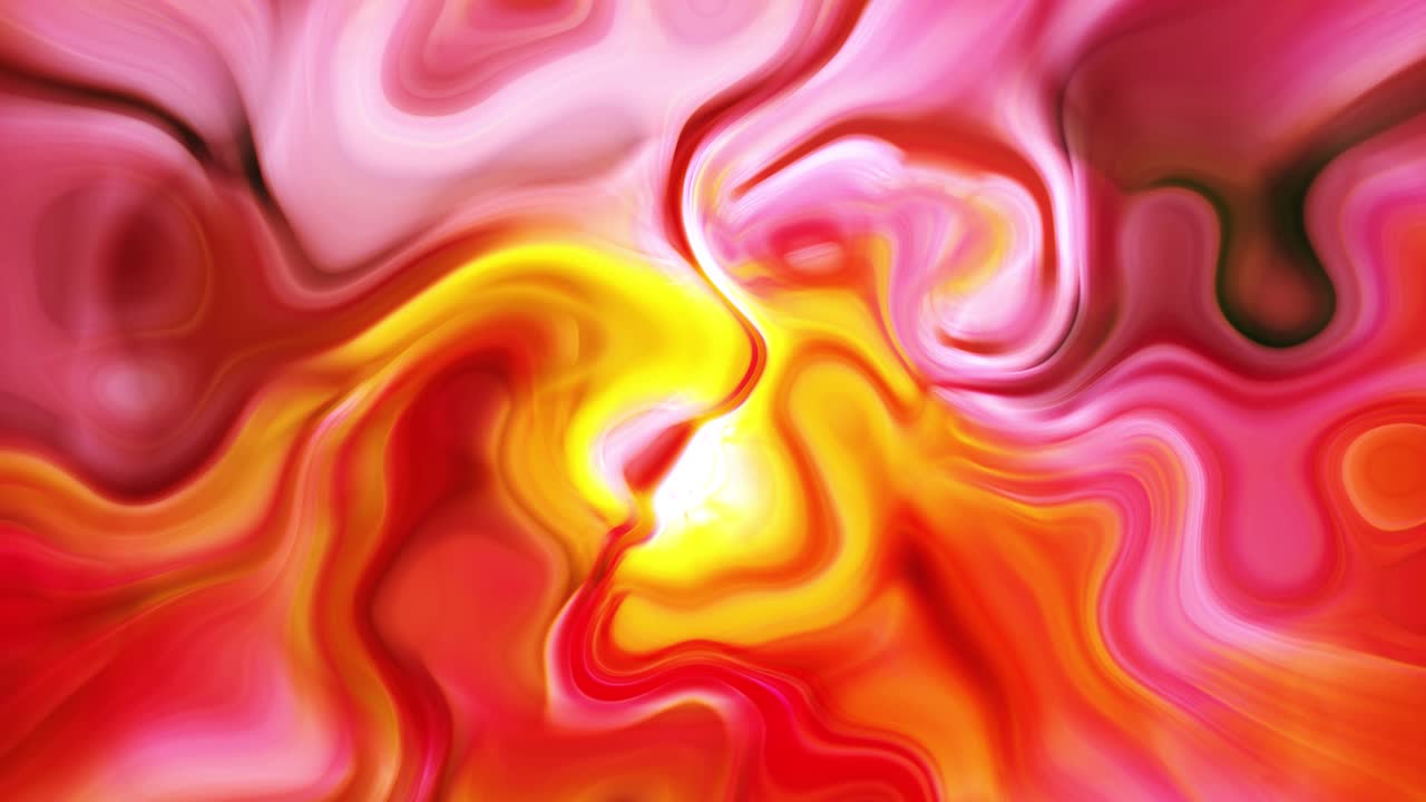 animación de textura líquida de mármol de colores. fondo de movimiento de onda digital de colores.