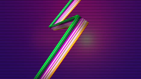 elegant colorful lines against lined background