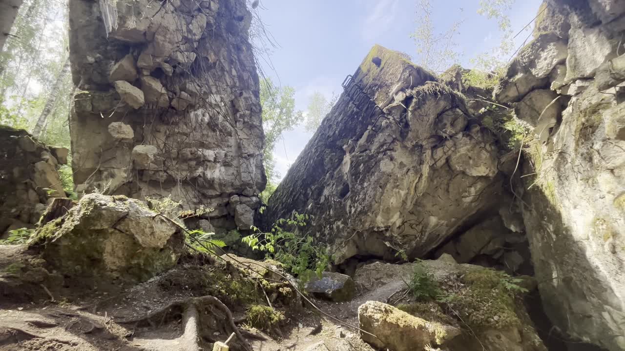 Hitler's destroyed bunker at Wolf's Lair - Poland