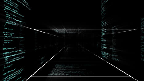 Animation-of-data-processing-hexagonal-Forms