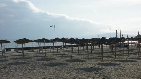 Strand-Von-Balchik-Bei-Sonnenuntergang,-Bulgarien