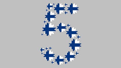 número cinco finlandés
