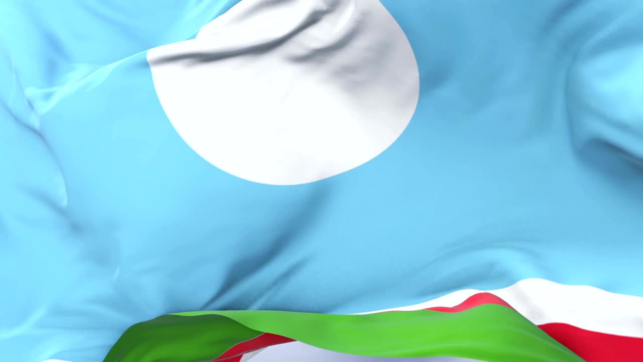 사카 공화국의 발이 느리고 회전하는 바람에 흔들리고 있습니다.