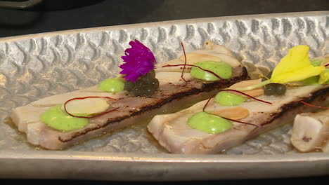 gourmet tuna appetizer