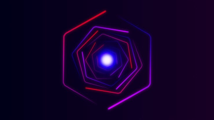 Neon motion background seamless loop