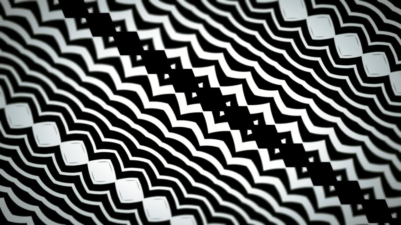 fondo animado en blanco y negro con influencia mexicana