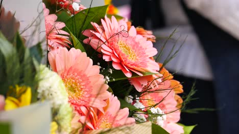 beautiful pink gerbera bouquet