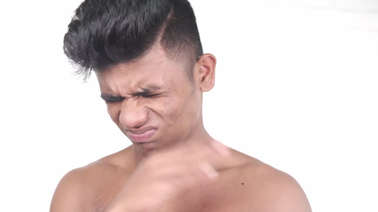 화가 난 십대 초상화