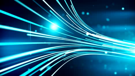 seamless abstract background with animation moving of lines for fiber optic network .see more color options in my portfolio