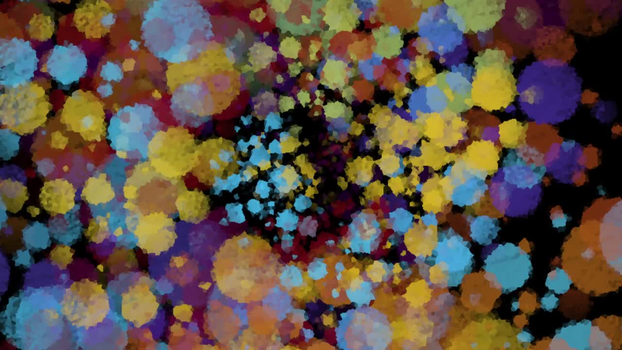 fuera de foco luz de color. luces impresionistas generaron imagen