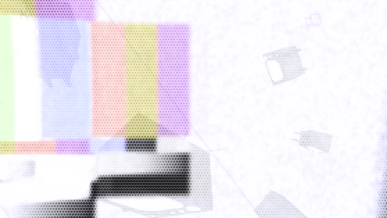 fondo de movimiento que muestra equipos de telecomunicaciones como estación de radiodifusión por satélite fibra óptica cable teléfono inteligente televisión por internet